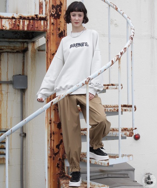 トレーナー スウェット H．A．K×BRENTS　プレミアム裏毛トレーナー レディース H.A.K トレーナー スウェット H．A．K×BRENTS プレミアム裏毛