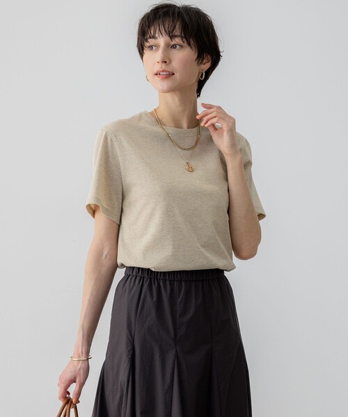 【公式】フジのお歳暮・冬ギフト - WEBカタログ掲載中 tシャツ 23区 「洗える」ラメジャージ レディース TEE トップス