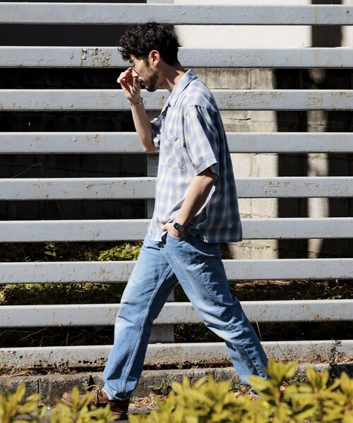 FREAK'S STORE（フリークスストア） シャツ ブリーチ加工 オープン