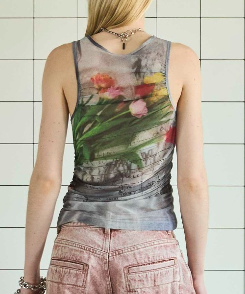 アンドゥムルメステール リブギャザータンクトップ　新作　未使用 Ann Demeulemeester（タンクトップ）のフリマアイテム一覧