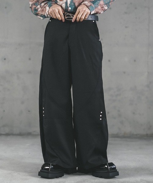 Shoowtime（ショウタイム） ワイドパンツ スラックス Curved
