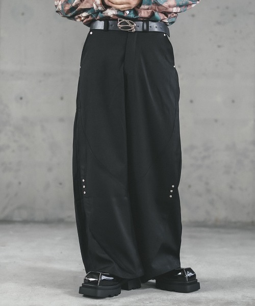 Shoowtime（ショウタイム） ワイドパンツ スラックス Curved
