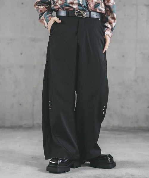 Shoowtime（ショウタイム） ワイドパンツ スラックス Curved
