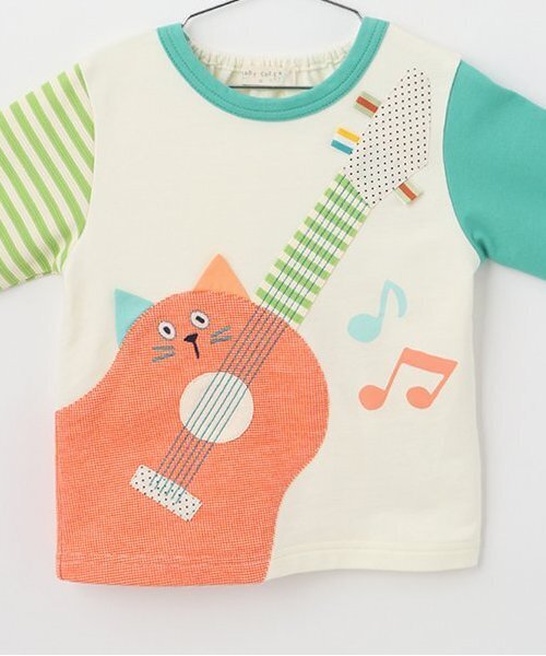 専用☆美品・ベイビーチアー　ねこギタートレーナー　ピアノパンツ　120 babycheer（ベイビーチアー） トレーナー ねこギタートレーナー キッズ