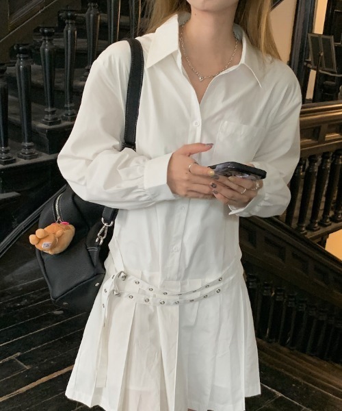 ワンピース ダブルベルト・シャツワンピース : ZOZOTOWN Yahoo!店