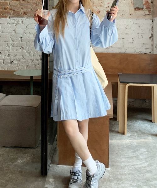 ワンピース ダブルベルト・シャツワンピース : ZOZOTOWN Yahoo!店
