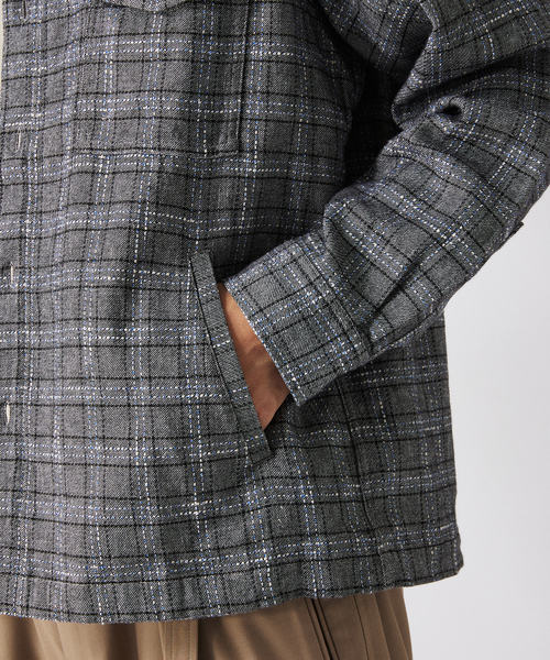 JOURNAL STANDARD relume トラッカー シャツ ブルゾン European Flax / ヨーロピアン フラックス トラッカー シャツ