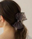 ヘアクリップ 「LA MUE」シフォンリボンバ...の詳細画像3