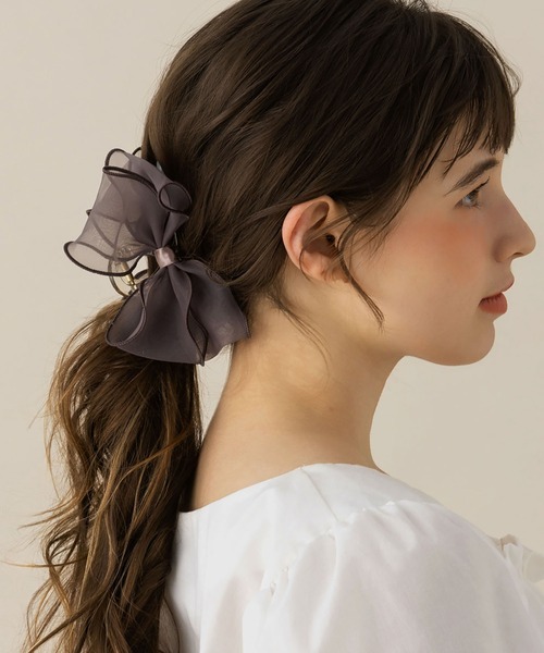 バンスクリップ シフォン（ヘアクリップ）｜レディースヘア
