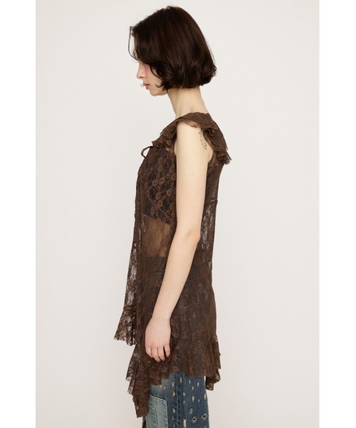 SLY ヘム デザイン レース フリル ロング トップス SLY ヘム デザイン レース フリル ロング トップス - メルカリ