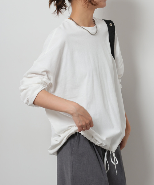 JOURNAL STANDARD relume tシャツ 「WEB限定追加2」ギャザーヘム