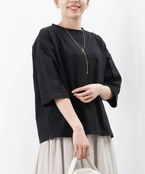 LADY LUCK LUCA tシャツ LC/LLL プリーツフリル袖プルオーバー
