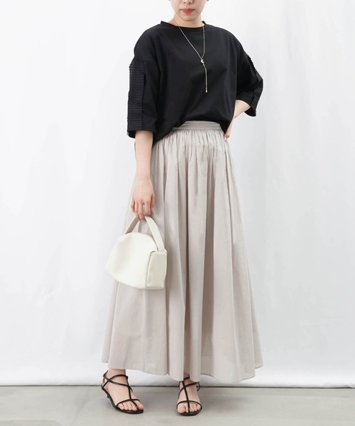 LADY LUCK LUCA tシャツ LC/LLL プリーツフリル袖プルオーバー