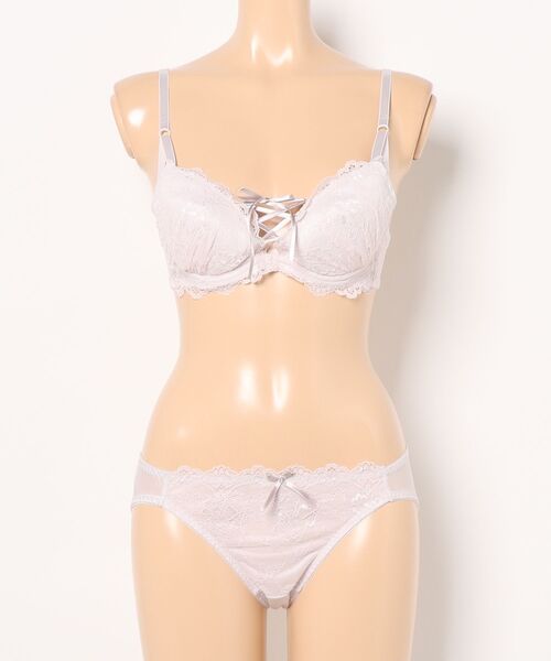 Absorle（アブソール） ブラジャー ショーツセット プティローズレース