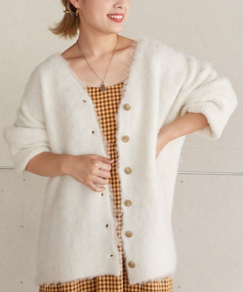 w closet（ダブルクローゼット） ニットカーディガン FREE ホワイト系