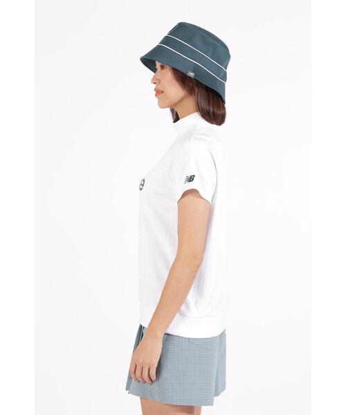 tシャツ 「new balance golf」「直営店舗・公式オンライン限定カラー有り」UVカット 半袖 モックネック プルオーバー (WOMENS) 直営店舗・公式オンライン限定カラー有り】UVカット 半袖 モック