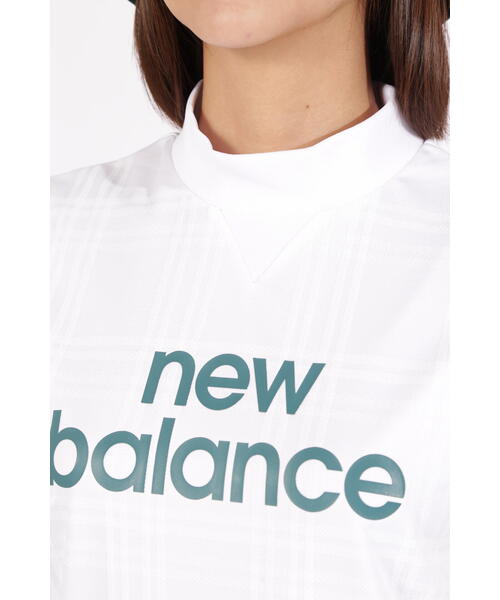 tシャツ 「new balance golf」「直営店舗・公式オンライン限定カラー有り」UVカット 半袖 モックネック プルオーバー (WOMENS) 直営店舗・公式オンライン限定カラー有り】UVカット 半袖 モック