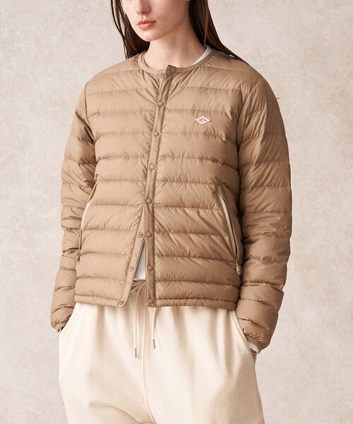 DANTON オフホワイト ダウンジャケット Danton 「DANTON」 ダウンジャケット S オフホワイト レディース