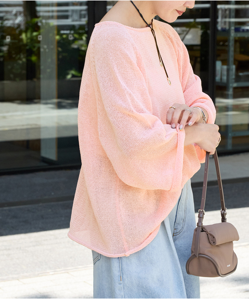 JOURNAL STANDARD ニット セーター ペーパーヤーンサマーニット