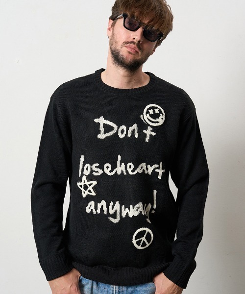 新品タグ付き❣️23年モデル‼️BRIEFING ロゴ入り セーター ブラック☆ STUD MUFFIN（スタッドマフィン） セーター ニット mn3116- アクリル