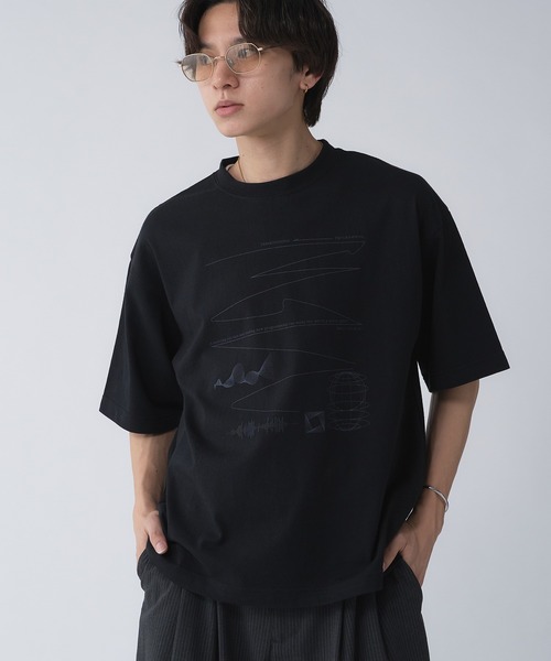 Tシャツ・カットソー Logo Motif T-Shirt T-JUST-E19 Man: T-shirt with striped logo print | Diesel