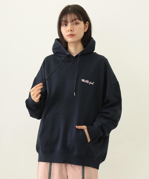 パーカー ICING LOGO WIDE SWEAT HOODIE レディース メンズ