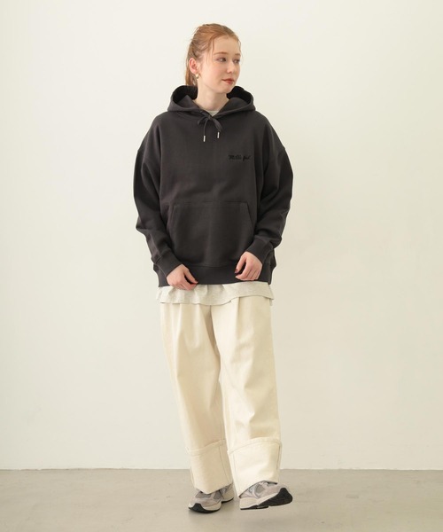 MILKFED.（ミルクフェド） パーカー ICING LOGO WIDE SWEAT HOODIE