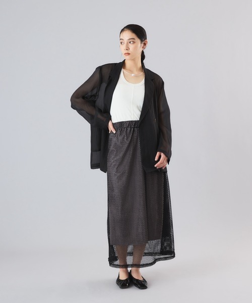 Muscat スカート ダイヤメッシュイージースカート : ZOZOTOWN Yahoo!店