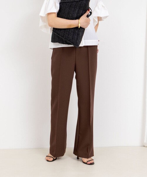 ⭐︎新品未使用Mame Kurogouchiニット フレアパンツ ブラウン 2025年