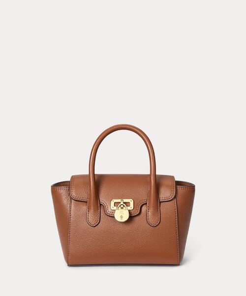 Ralph Lauren ベージュショルダーバッグ LAUREN RALPH ショルダーバッグ バッグ ペブルド レザー