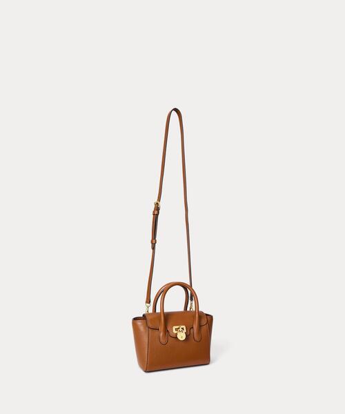 LAUREN RALPH ショルダーバッグ バッグ ペブルド レザー