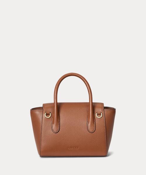 国内直営**Lauren**ペブルド レザー スモール Tanner サッチェル ペブルド レザー スモール Tanner サッチェル（ショルダーバッグ