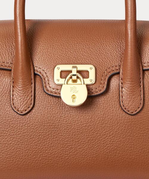LAUREN RALPH ショルダーバッグ バッグ ペブルド レザー