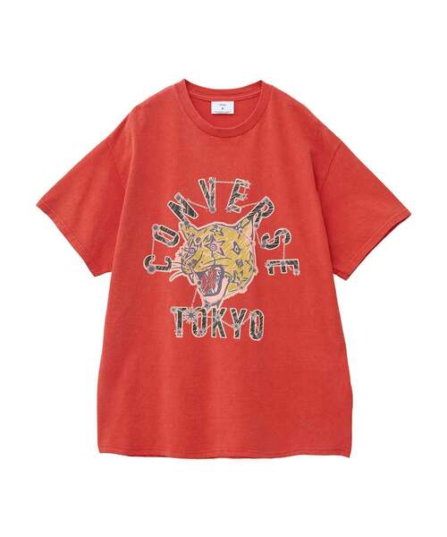 tシャツ PIGMENT DYE TIGER LOGO TEE レディース メンズ