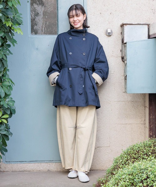 niko and…（ニコアンド） トレンチコート FREE ベージュ レディース