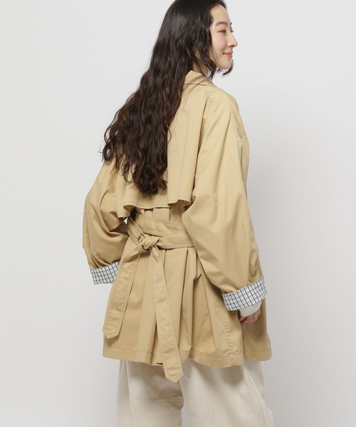 niko and…（ニコアンド） トレンチコート FREE ベージュ レディース