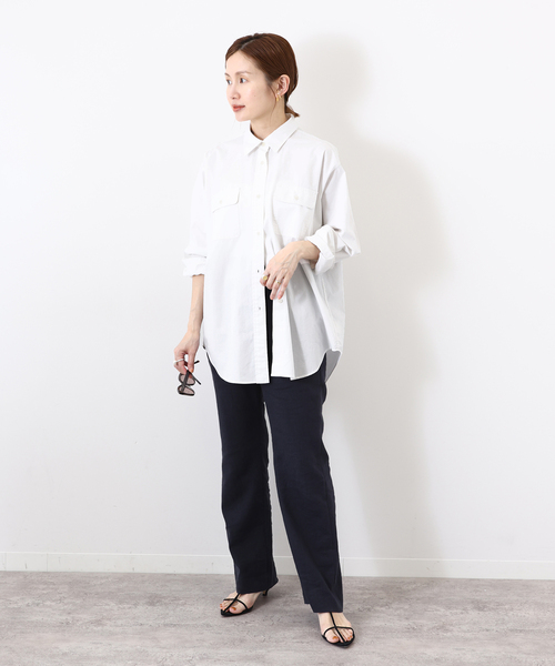 「IENA」 長袖シャツ 36 ホワイト レディース IENA 「IENA」 長袖シャツ 36 ホワイト レディース : ZOZOTOWN