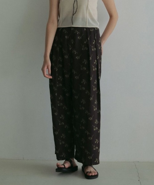 anuke（アンヌーク） パンツ anuke Flower Jacquard Pants 62510717