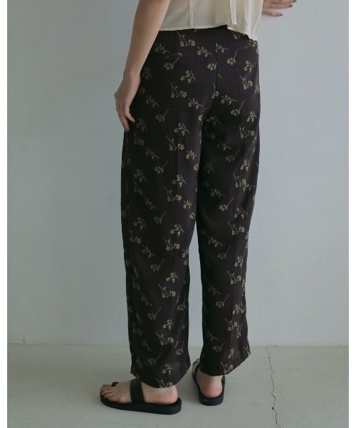 anuke（アンヌーク） パンツ anuke Flower Jacquard Pants 62510717