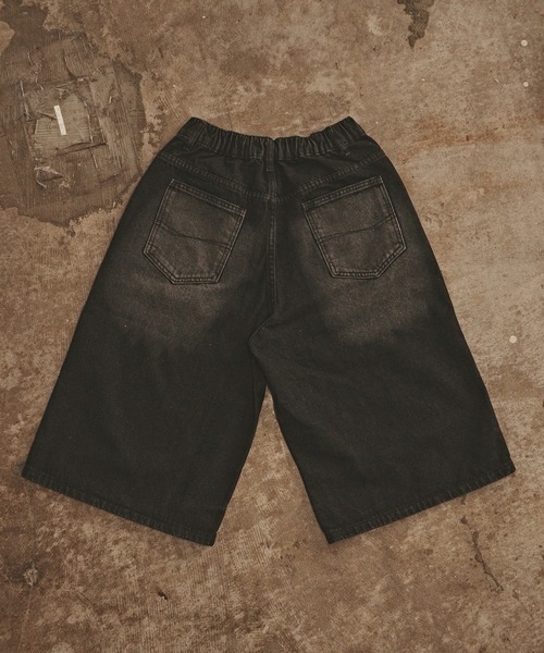 ALL RUNS ジーンズ Vintage style denim half pants / ヴィンテージ風