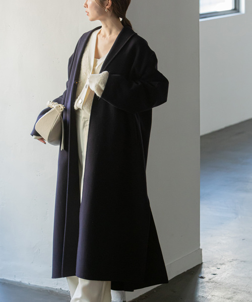 NOBLE（ノーブル） コート 36 ネイビー レディース : ZOZOTOWN Yahoo