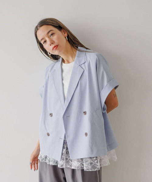 シャツジャケット レディース 夏 薄手 フレンチスリーブ ジャケット シャツ サマージャケット トップス 涼しい 薄い キレイめ カジュアル ジレ ベスト 楽天市場】シャツジャケット フレンチスリーブ ジレ レディース