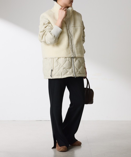 コラージュガリャルダガランテ TAIONコラボリバーシブルダウンコート ホワイト TAION（タイオン） コート アウター TAION/COLLAGE別注/ベロア