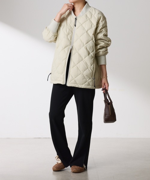 コラージュガリャルダガランテ TAIONコラボリバーシブルダウンコート ホワイト コラージュガリャルダガランテ TAIONコラボリバーシブルダウンコート