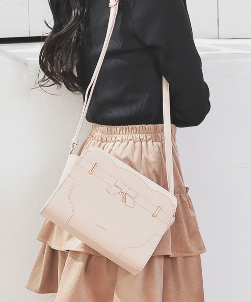 Honeys（ハニーズ） ショルダーバッグ バッグ リボンショルダーバッグ