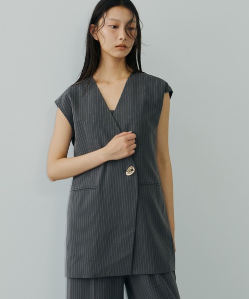 ANDRESD ベスト ジレ バックギミックジレ / back gimmick gilet 