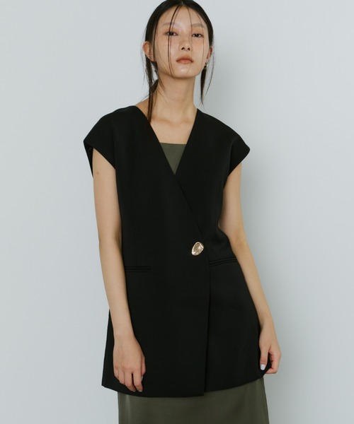 ANDRESD ベスト ジレ バックギミックジレ / back gimmick gilet