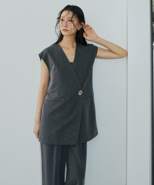 ANDRESD ベスト ジレ バックギミックジレ / back gimmick gilet