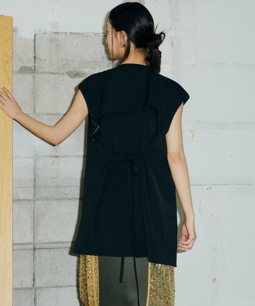 ANDRESD ベスト ジレ バックギミックジレ / back gimmick gilet 