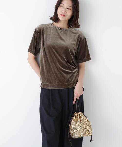 tシャツ ダンボールラグランスリーブプルオーバー レディース